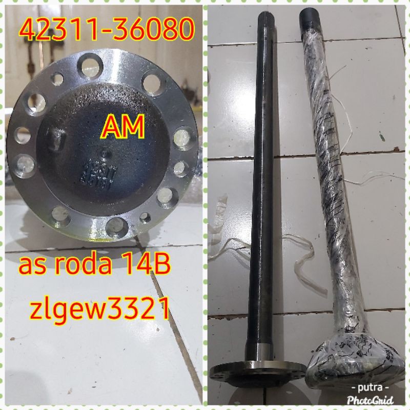 Jual REAR AXLE STIK AS AS RODA RINO 115 RINO 14B forging | Shopee Indonesia