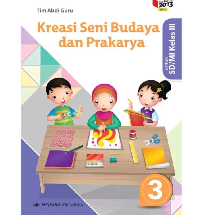 Jual Serbuuuu.. Erlangga - Kreasi Seni Budaya Dan Prakarya Kelas 1,2,3 ...