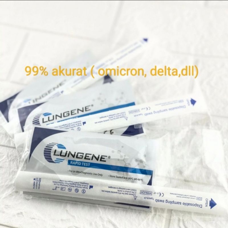 Jual Alat Test Swab Antigen Clungene Original Lungene Biru Akl Kemenkes 1pcs Shopee Indonesia