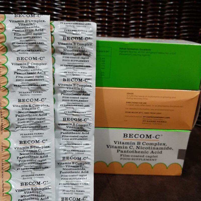 Jual Vitamin Becom C (satuan) | Shopee Indonesia