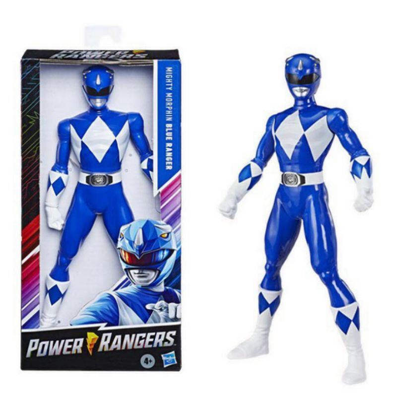 Jual Power Rangers Mighty Morphin Red Blue Black Pink Ranger Hasbro 9,5 ...