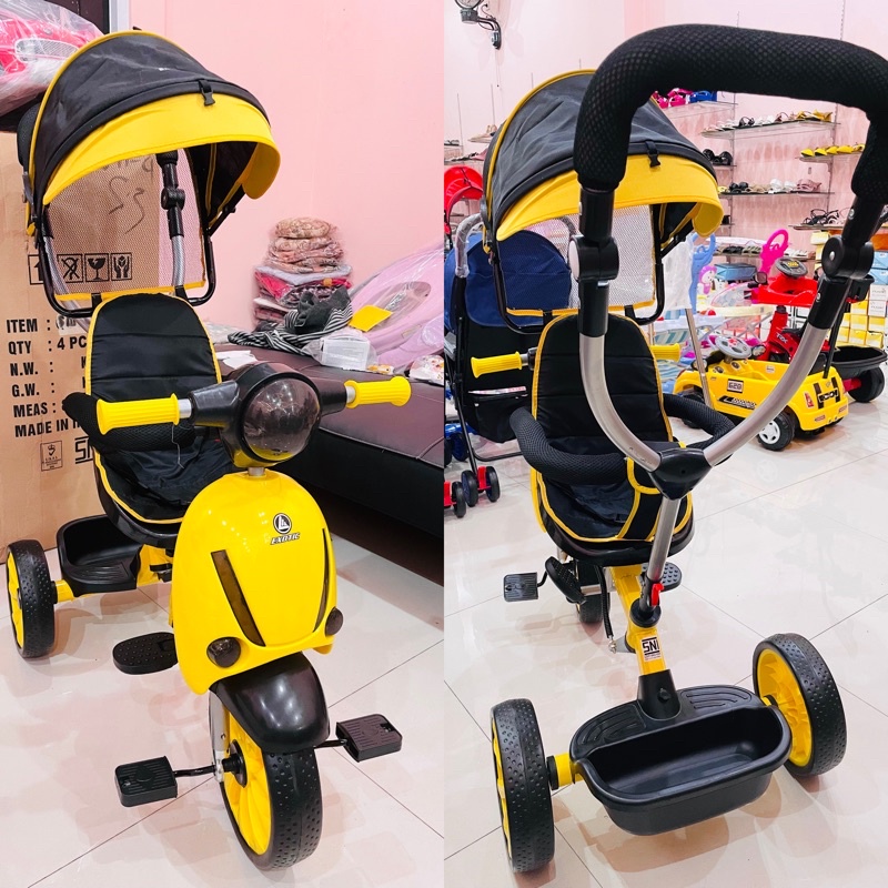 Jual Sepeda Anak Roda Tiga Murah Model Terbaru Merk Exotic ET2251 ET1262 / ET 2251 1262 BATMAN