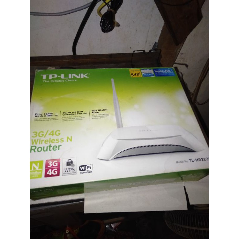 Jual TPlink mr3220 suport modem 3g/4g | Shopee Indonesia