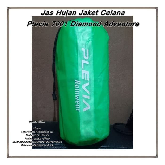 Jual Jas Hujan Plevia Diamond Adventure 7001/Mantel Hujan Murah