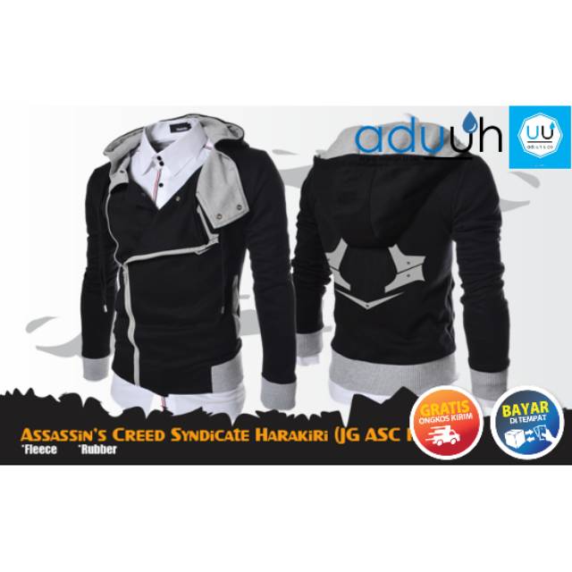 Jual COD JAKET GAME ASSASSIN CREED JG ASC 11 (FREE MASKER) | Shopee ...