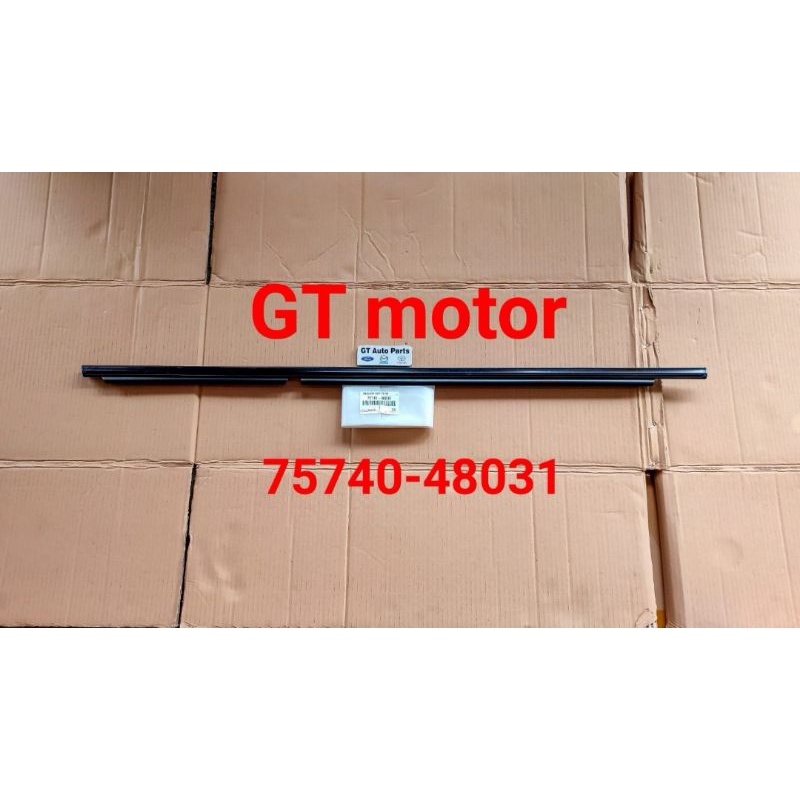Jual 75740-48031 Moulding Assy Rear Door Left Belt Karet List Pelipit ...