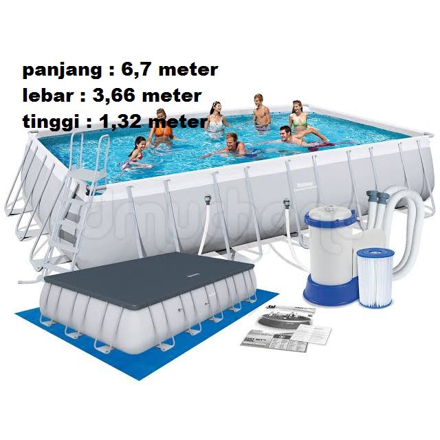 Jual Kolam Renang Swimming Pool Portable Above Ground Big Size TerBesar ...