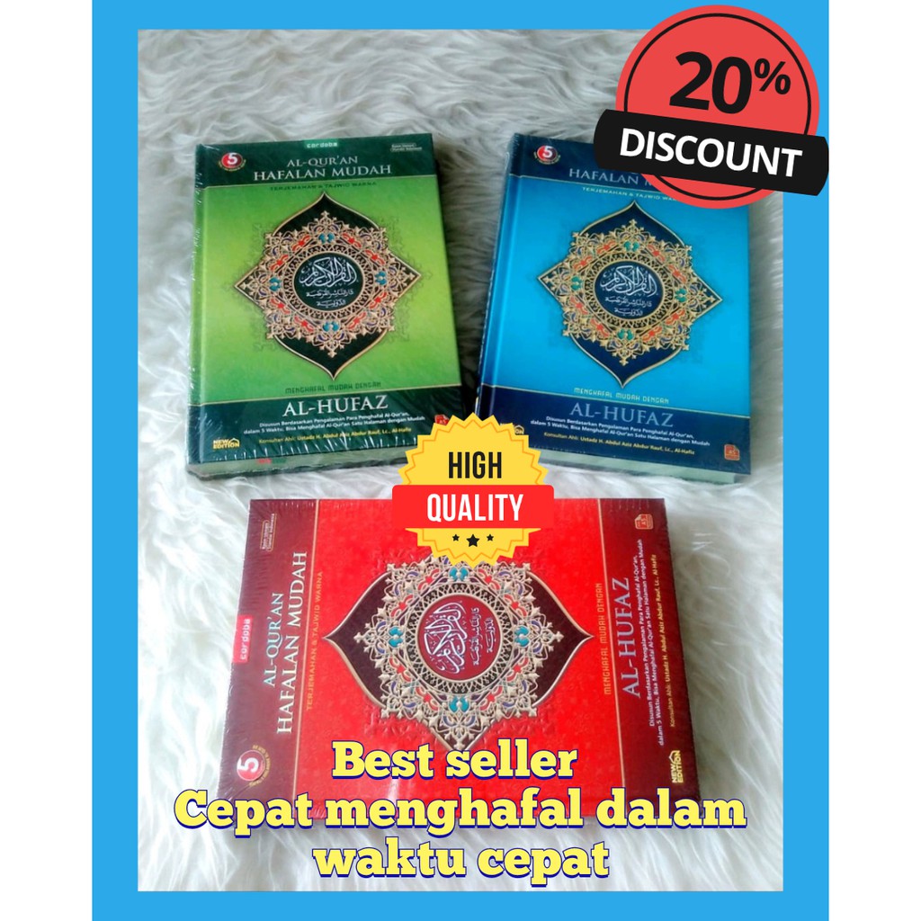 Jual Al Quran Al Hufaz Hafalan Mudah Ukuran A5 Dengan Terjemahan Shopee Indonesia 3239