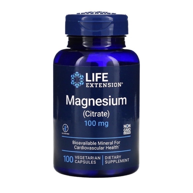 Jual Life Extension Magnesium Citrate 100 Mg 100 Vegetarian Capsules ...