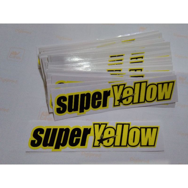 Jual stiker super yellow | Shopee Indonesia