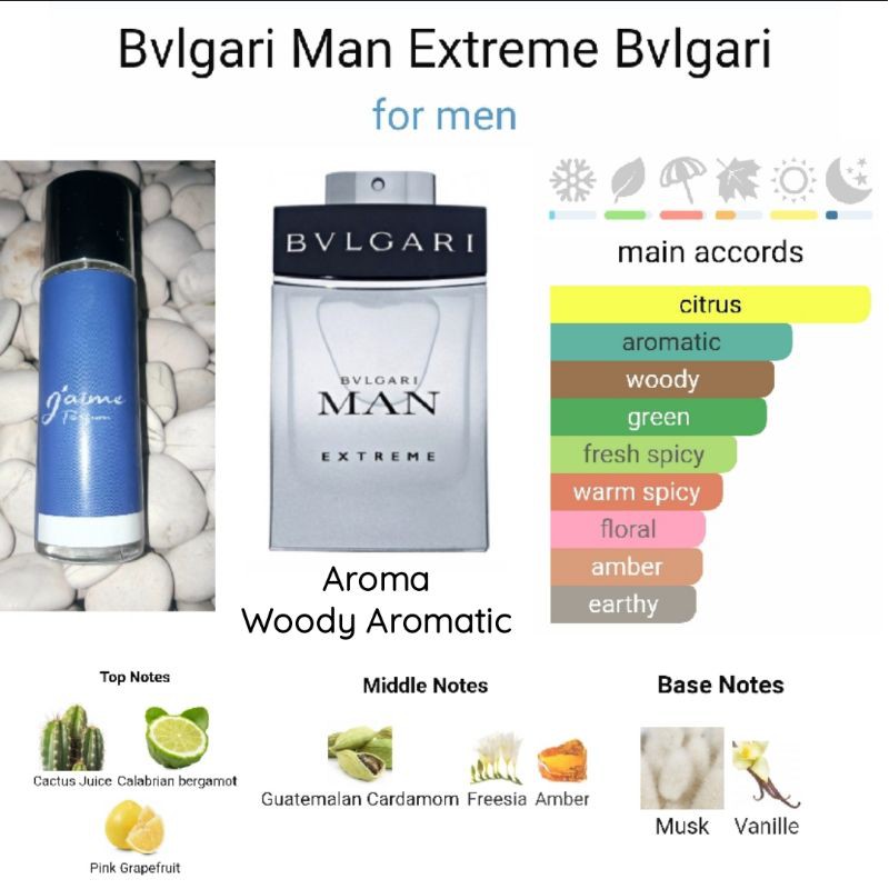 Aroma parfum bvlgari man extreme hot sale