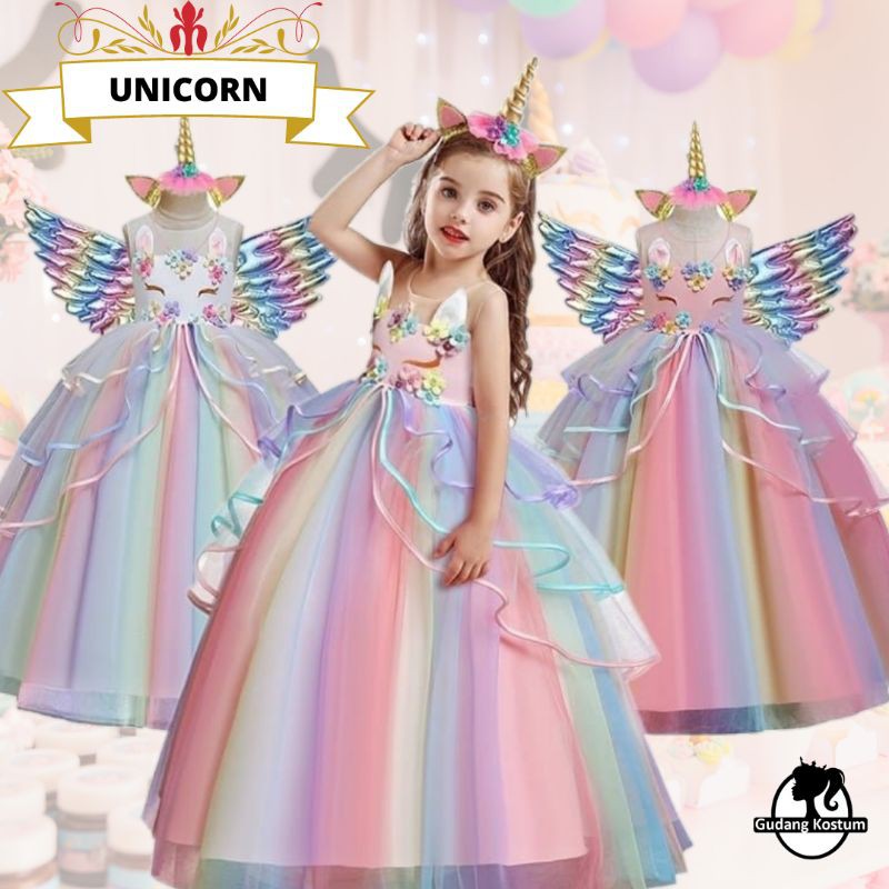 Baju dress sale unicorn