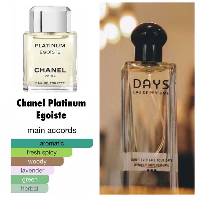 DAYS PARFUME inspired by Chanel Platinum Egoiste