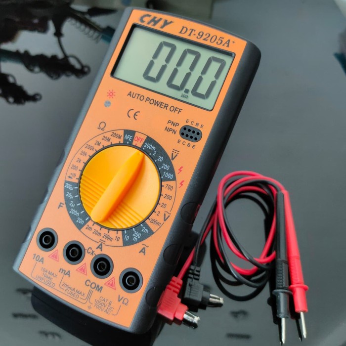 Jual DIGITAL MULTIMETER CHY 9205A+ MULTITESTER AVO AMPERE VOLTAGE OHM ...