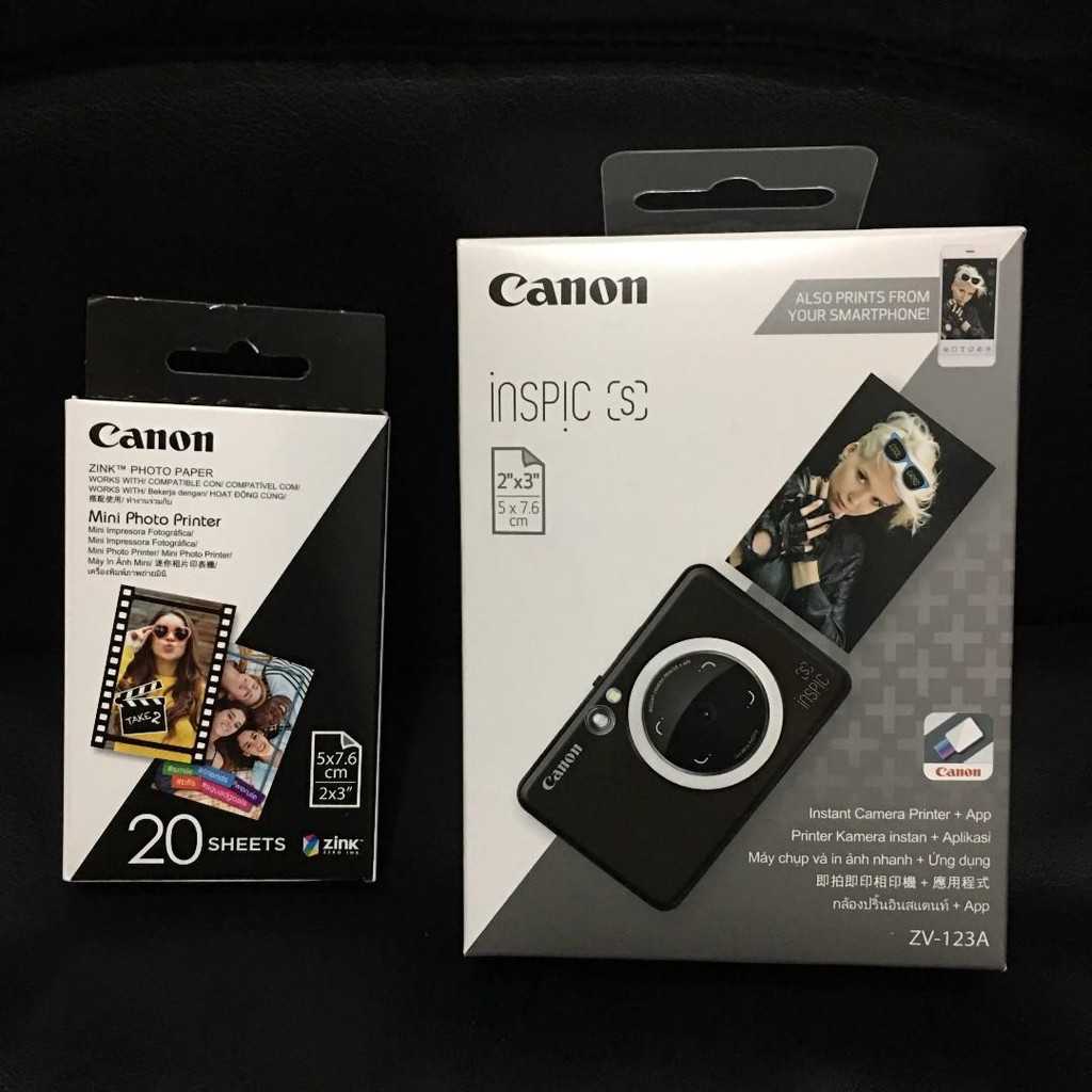 Canon ZV-123-MBK Canon ZV-123-MBK iNSPiC ZV Series Instant Camera