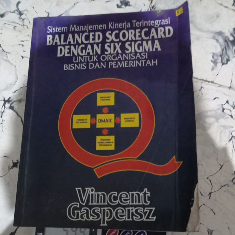 Jual Buku Balanced scorecard dengan six sigma (ori) | Shopee Indonesia