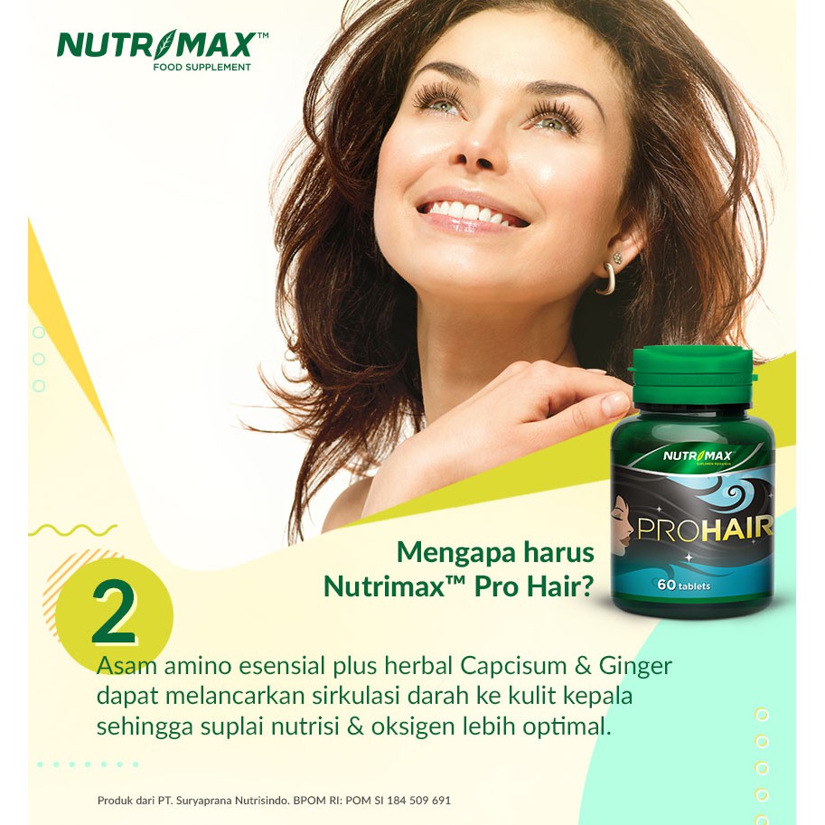 Jual Nutrimax Pro Hair untuk membantu memelihara kesehatan rambut ...