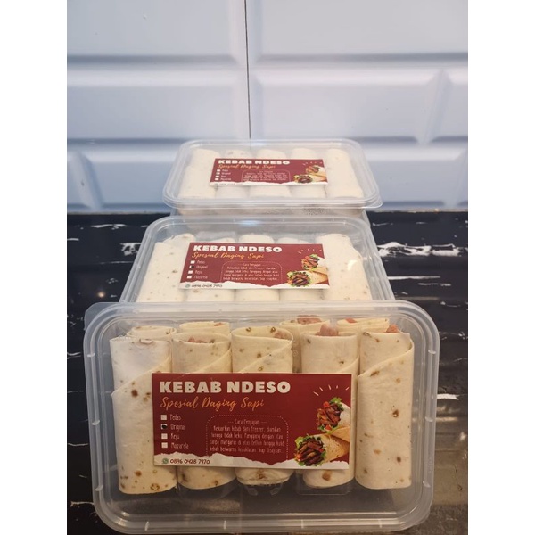 Jual Kebab Ndeso Mini Spesial Daging Sapi (FROZEN) | Shopee Indonesia