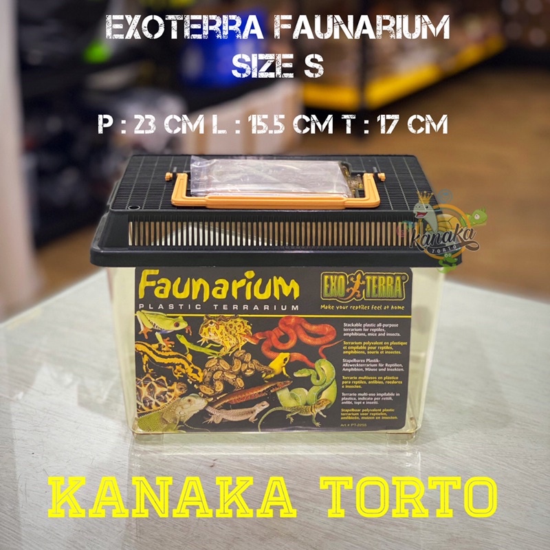 Jual Exoterra Faunarium S Kandang Kotak Mika Box Reptil Gecko Ular ...