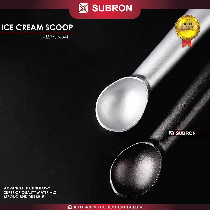 Jual SUBRON Ice Cream Scoop Sendok Sekup Es Krim Aluminium Anti Lengket ...