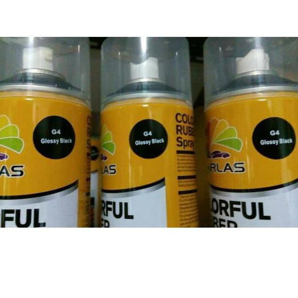 Jual ⅎ Carlas Rubber Paint G4 Black Glossy | Shopee Indonesia