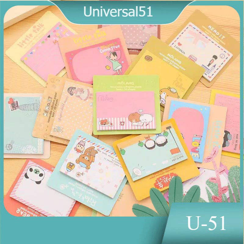 Jual A345-Stick Notes Karakter Unik Lucu Memo Catatan Kartun | Shopee ...