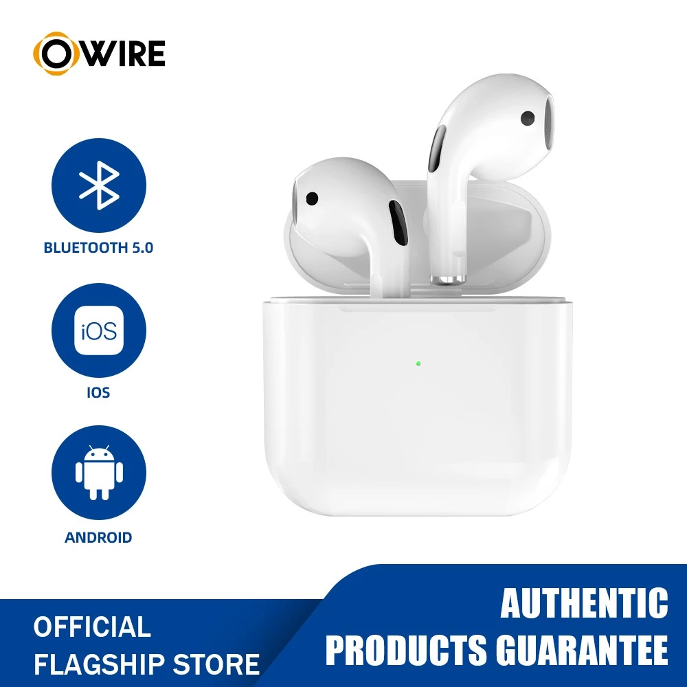 OWIRE Headset Bluetooth pro4 TWS Earphone True Wireless Stereo HIFI Sentuh Earbud