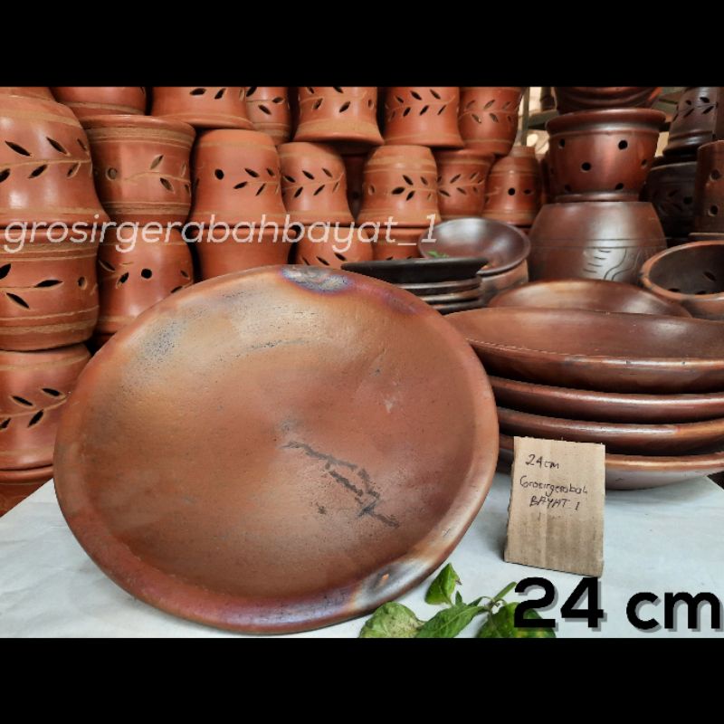 Jual Cowek Tanah Liat Sambal Gami Tahan Panas - 24 cm | Shopee Indonesia