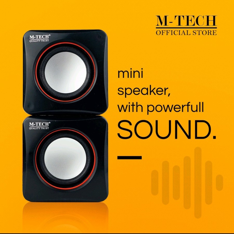 Jual M-TECH MT-02 Stereo Speaker Aktif USB no Bluetooth Gamepad ...