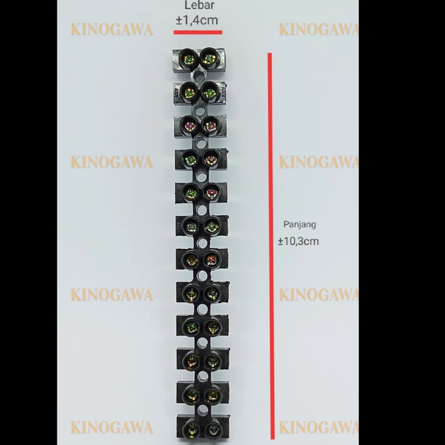 Jual KINOGAWA Terminal Krustin 6mm Putih & Hitam Komponen Panel Listrik ...