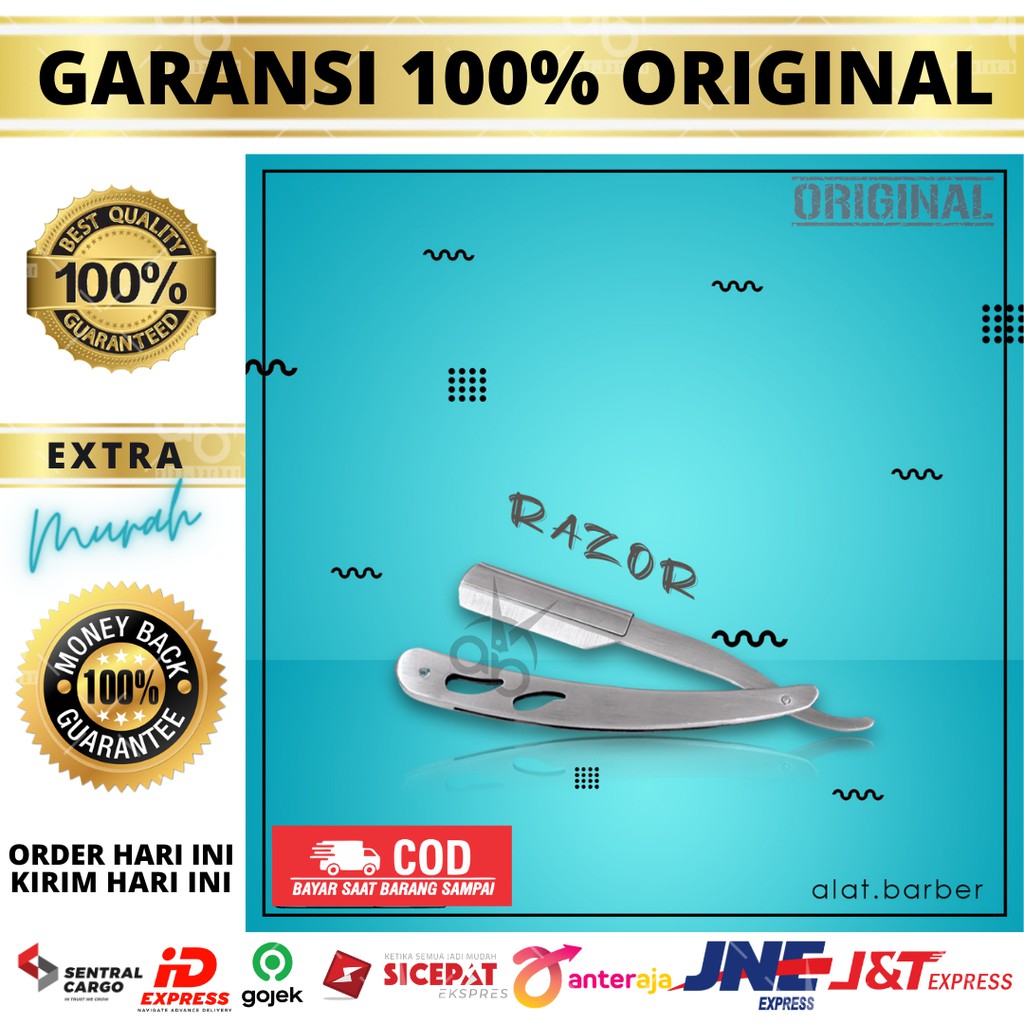 Jual Safety Razor Besi Rambut Razor Isi Silet Barbershop Pangkas Rambut ...