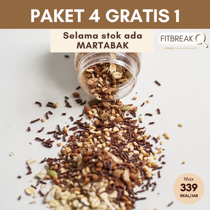 Jual Beautywearr - Paket Martabak 4 Gratis 1 Cereal Oats Fitbreak ...