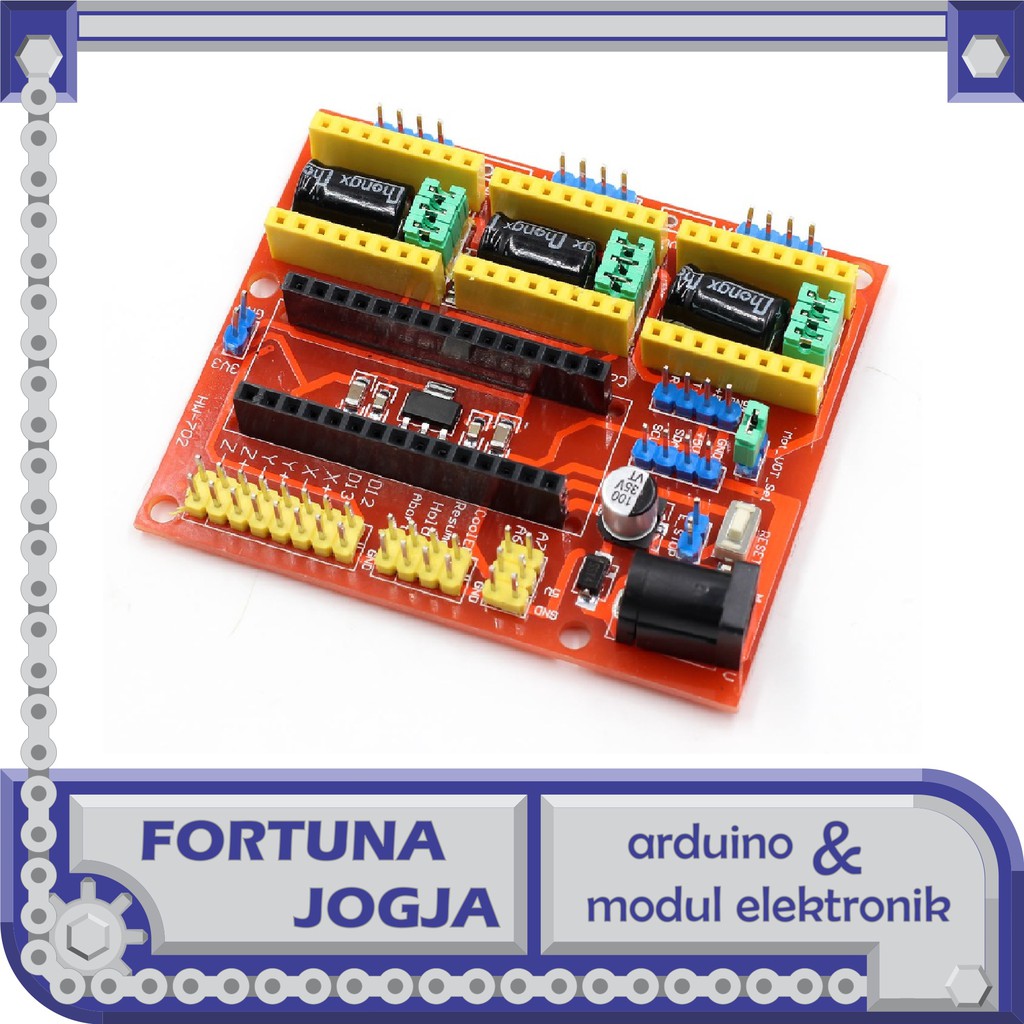 CNC Shield V4 Engraving Machine 3D Printer + 3pcs A4988/DRV8825/AT2100 Stepper Motor Driver Expansion Board For Arduino NANO 3.0