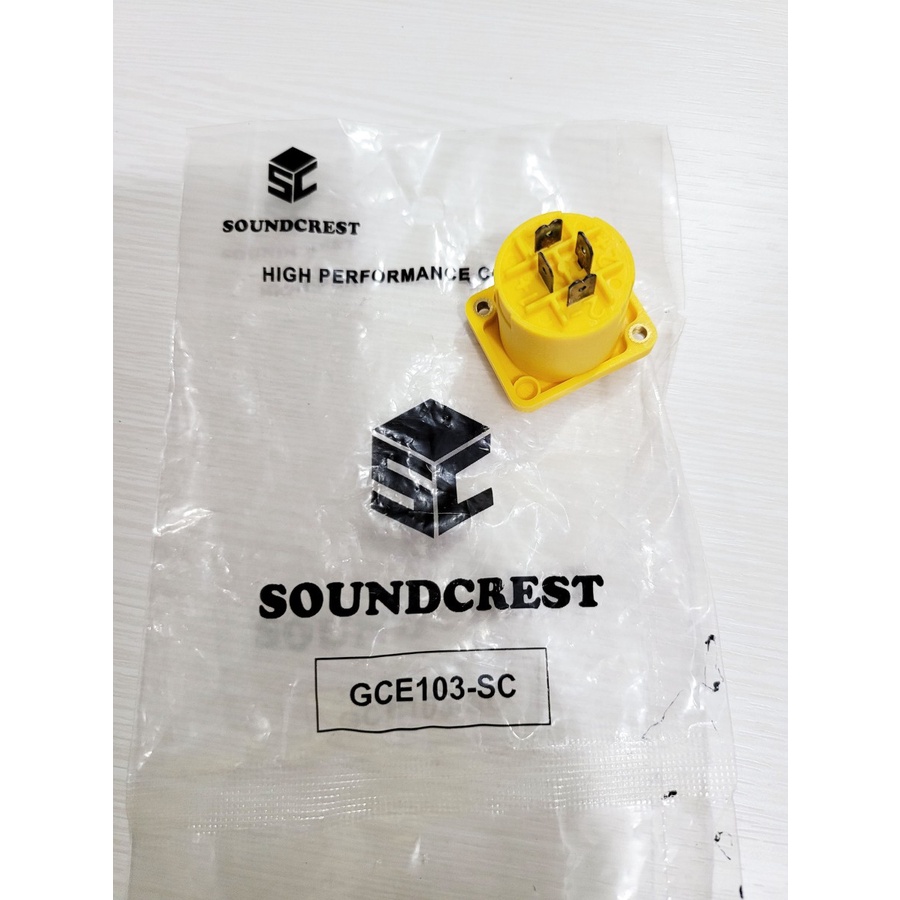 Jual Socket spikon SOUNDCREST GCE 103-SC kuning ( original ) Spicon ...