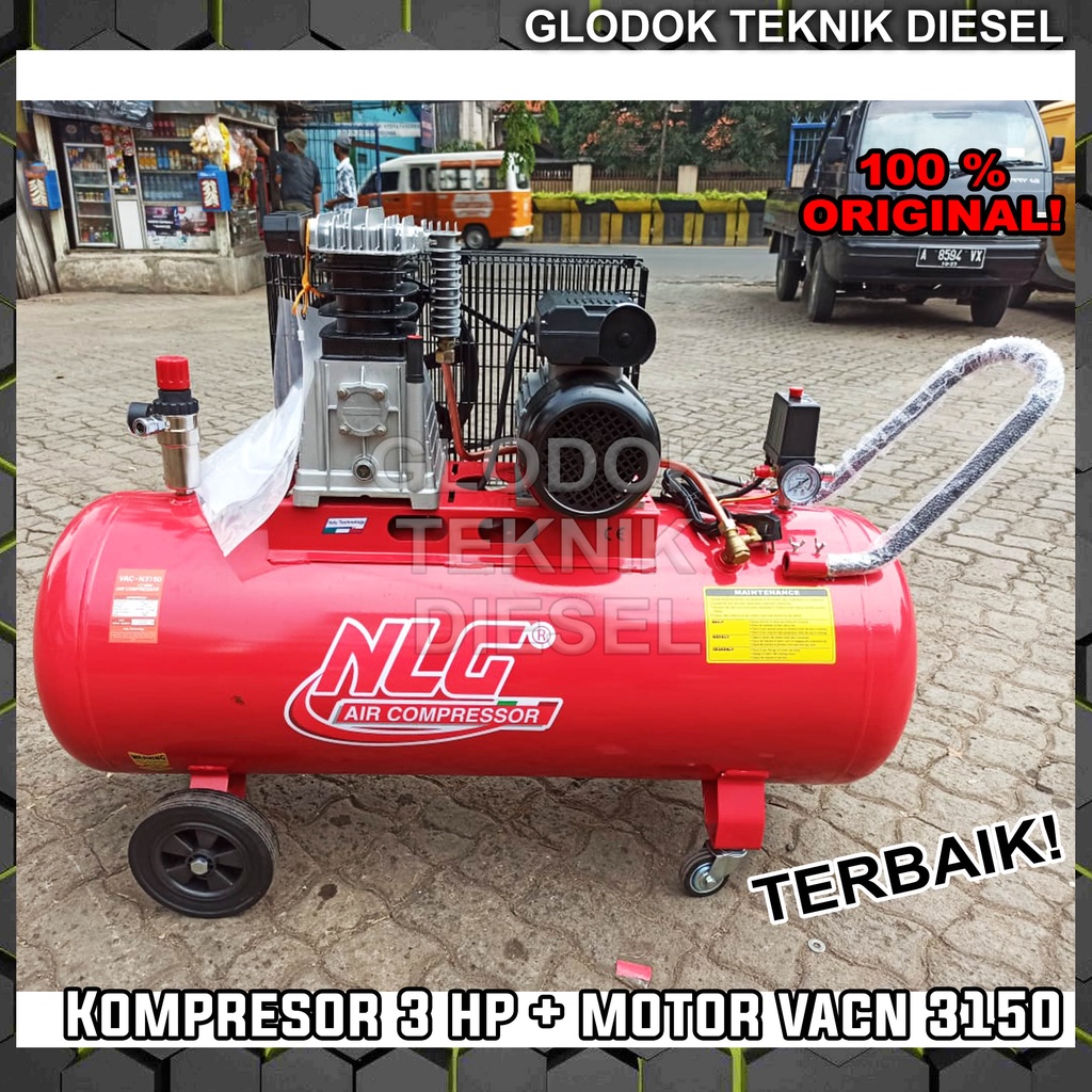 Jual Nlg Vac N Phase Kompresor Vanbelt Dinamo Hp L Air Compressor Terbaik Vacn