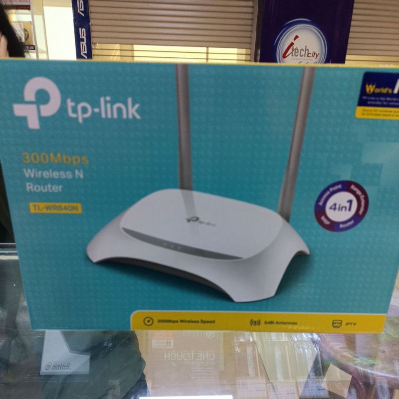 Jual TP-LINK TL-WR840N wireless n router 300Mbps | Shopee Indonesia