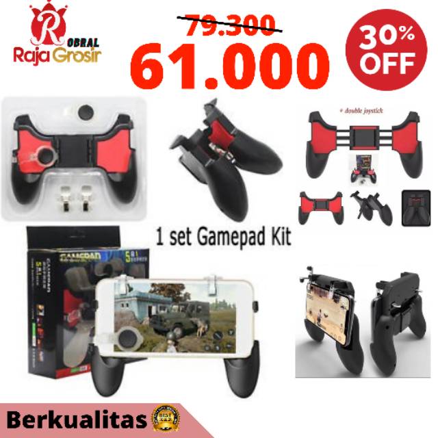 Jual Gamepad Dan Joystick In Game Pad Moba Pubg Holder Game Mobile Legend Fifa Shopee