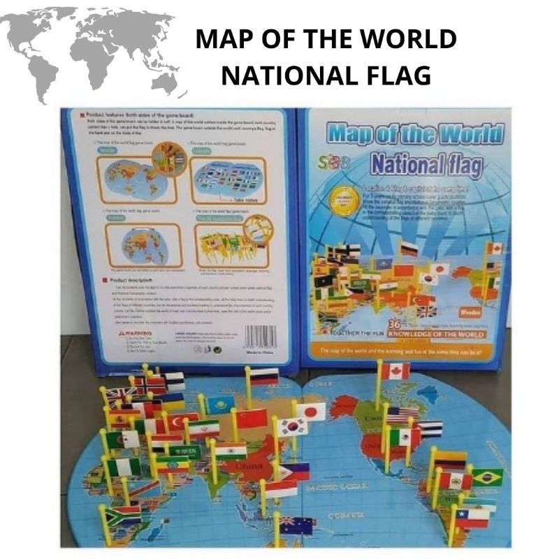 Jual MAP OF THE WORLD | Shopee Indonesia