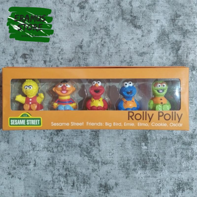 Jual Figure Sesame Street Friends Rolly Polly | Shopee Indonesia