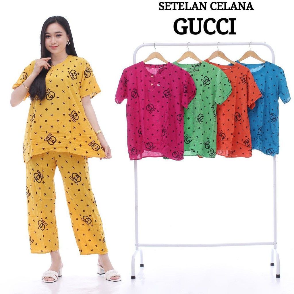 Jual Cp Gucci ASLI BABY DOLL AMRO & THEDA CELANA Panjang dewasa piyama baju  tidur babydoll bebidol abg remaja sma setelan Kekinian | Shopee Indonesia