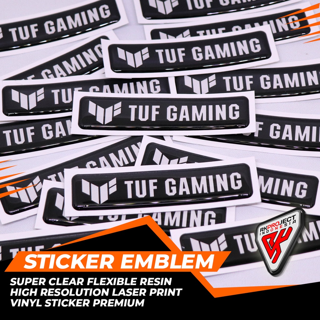 Jual STIKER TIMBUL EMBLEM STICKER RESIN LENTUR ASUS TUF GAMING | Shopee ...