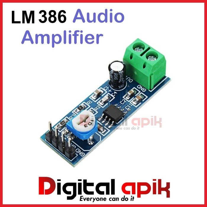 Jual LM386 Audio Ampli Amplifier Module LM 386 Modul Volume Control 5V ...