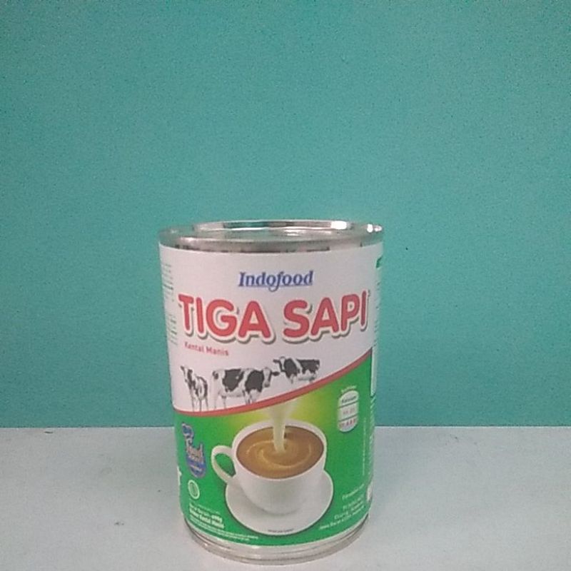 Jual SUSU KALENG TIGA SAPI KENTAL MANIS 490GR | Shopee Indonesia
