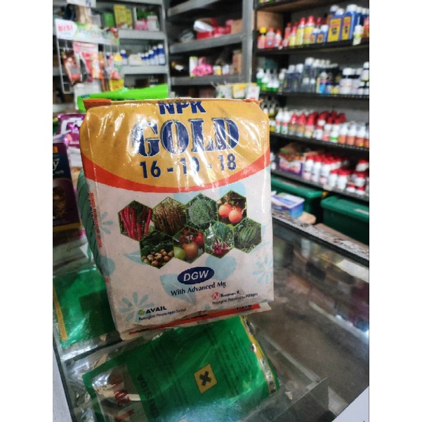 Jual Pupuk NPK Gold 16 10 18 Daun Buah Vegetatif 1 kg Original Pabrik ...