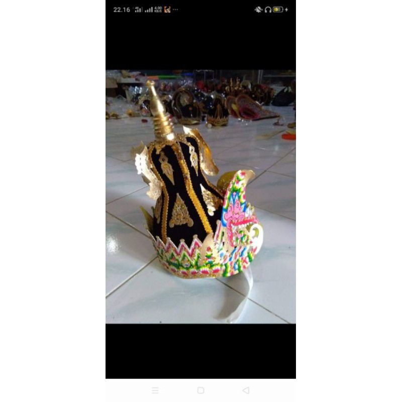 Jual mahkota raja irah irahan kresna rama baladewa | Shopee Indonesia