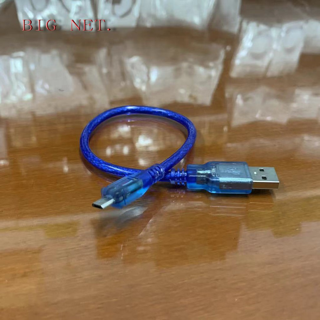 Jual KABEL USB TO MICRO USB-0.3M/ CABLE USB TO MICRO USB-30CM | Shopee ...