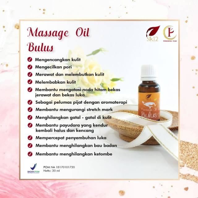 Jual SR12 Massage Oil Bulus || Minyak Bulus Original | Shopee Indonesia
