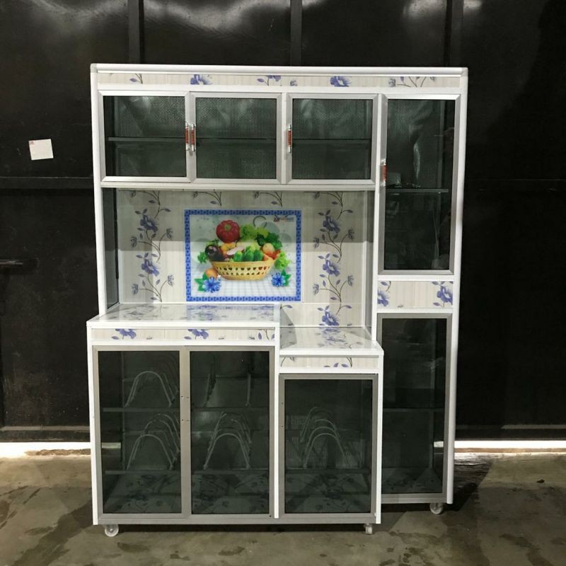 Jual RAK PIRING/RAK DAPUR 4 PINTU BOX KAKI RODA | Shopee Indonesia