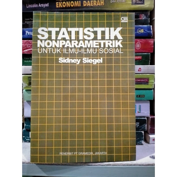 Jual Statistik Nonparametrik By Sidney Siegel | Shopee Indonesia