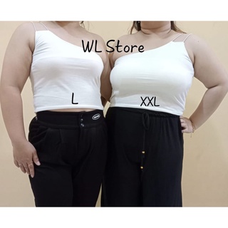 Jual Wl Store Crop Tank Top Jumbo Atasan Murah Wanita Aura Shopee